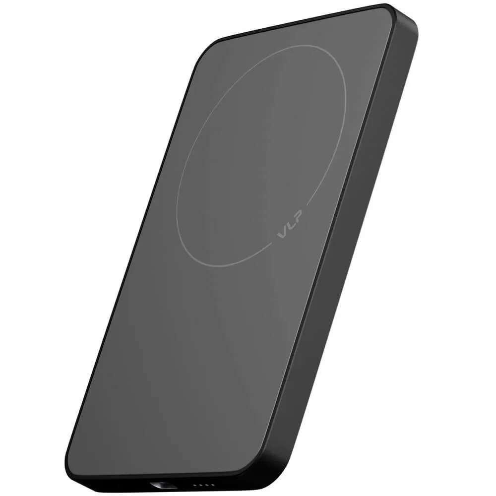 Внешний аккумулятор "vlp" Diamond Energy MagSafe, Qi2, 5000 mAh, черный титан