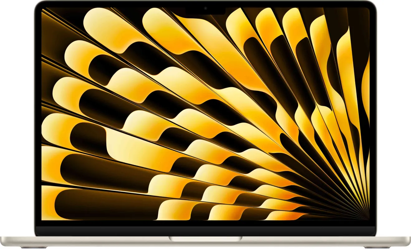 Apple MacBook Air 15" M5 16 ГБ, 512 ГБ SSD, «сияющая звезда» (MDVD4)