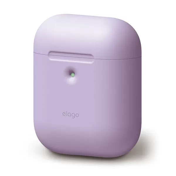 Чехол Elago Silicone case для AirPods 2, лавандовый