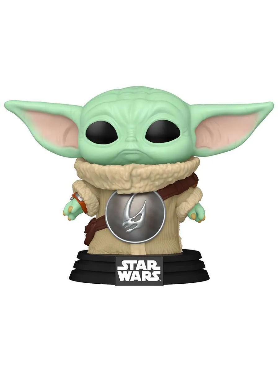 Фигурка Funko POP! Bobble Star Wars M & G Grogu with Mudhorn Chest Armor (819)