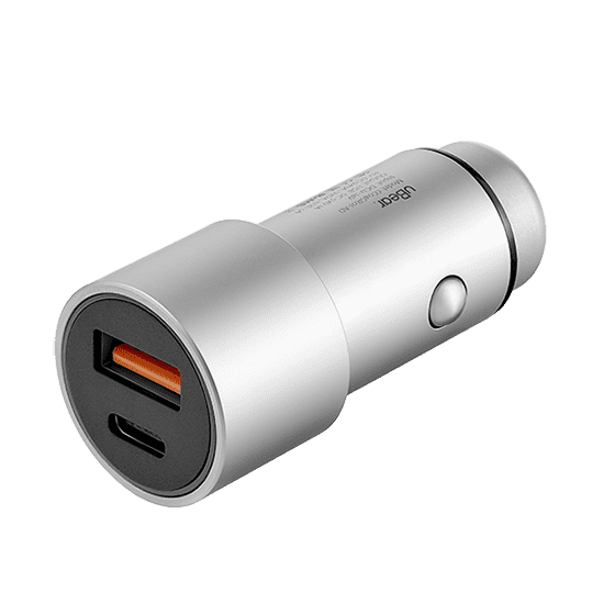 Автомобильное зарядное устройство uBear Ride USB-A + USB-C, PD, 20Вт
